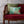 Pomegranate Palm Accent Embroidery Cushion Cvr - Blue Slim