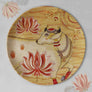 Tajnore Pichwai Wall Plate - Cream
