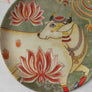 Tajnore Pichwai Wall Plate - Green