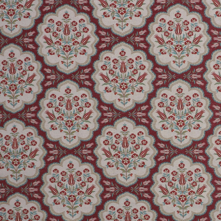 Tulip Garden Fabric - Ruby