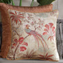 Vanya Bird Embellished Cushion - Cream