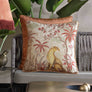 Vanya Leopard Embellished Cushion - Cream