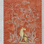 Vanya Leopard Table Runner - Rust