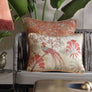 Vanya Bird Embellished Cushion - Cream Slim