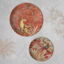 Vanya Leopard Wall Plate - Rust