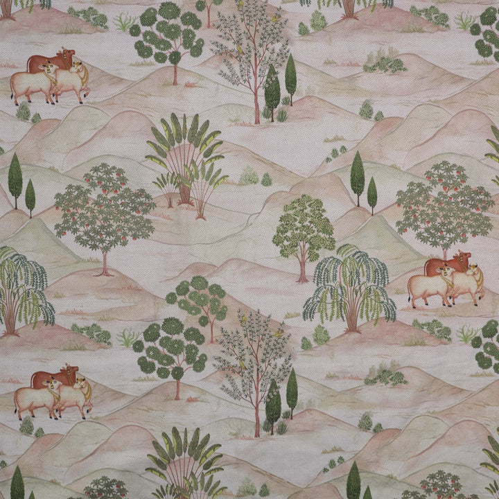 Vrindavan Pichwai Fabric