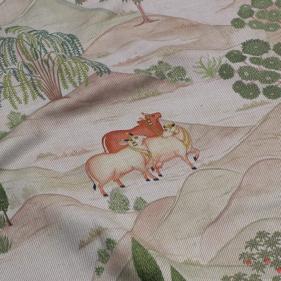 Sample Vrindavan Pichwai Fabric