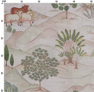 Vrindavan Pichwai Fabric