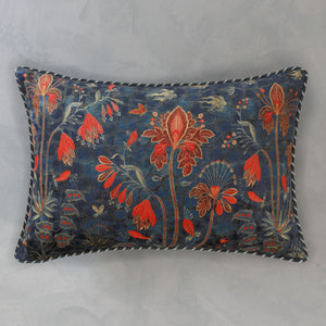Isfahan Boota Cushion Cover - Blue Slim