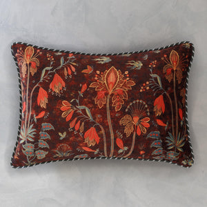 Isfahan Boota Cushion Cover - Brown Slim