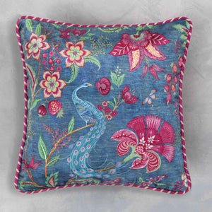 Kanha Cushion Cover - Blue Small