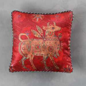 Ishtar Pichwai Cushion Cover - Small