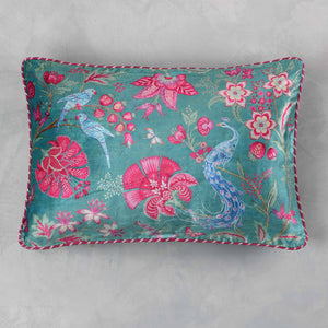 Kanha Cushion Cover - Aqua Slim