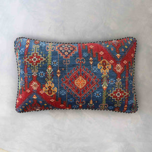 Kilim Cushion Cover - Blue Lumbar