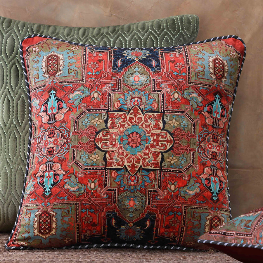 Pillow Covers Oriental Rug Pillows Serapi Kilim Cushion Cover Rust