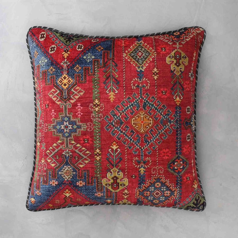 Kilim Cushion Cover - Red