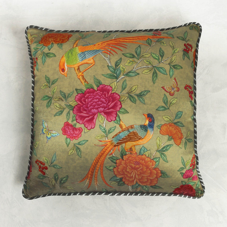 Serenade Cushion Cover - Olive