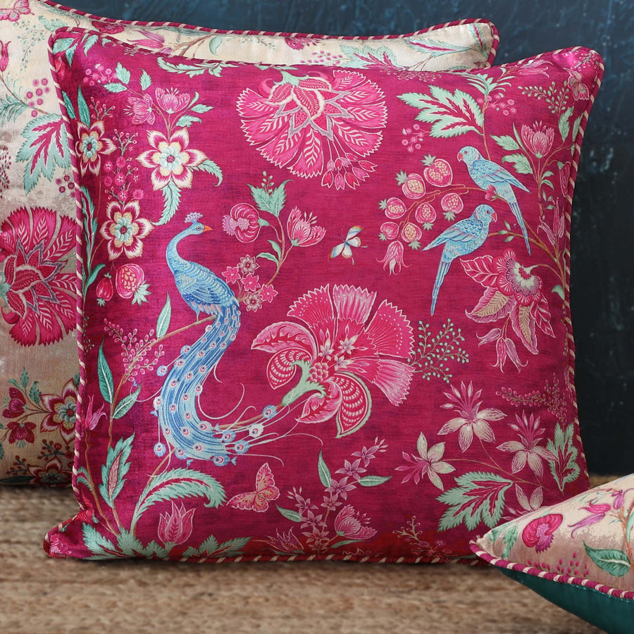 Kanha Cushion Cover - Ruby