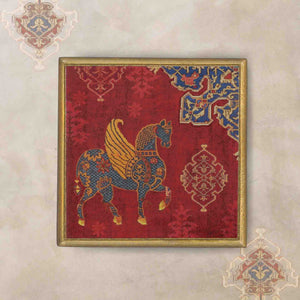 Samarkand Coaster Cypres - Red