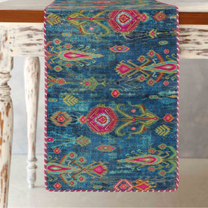 Bokhara Table Runner - Firoza