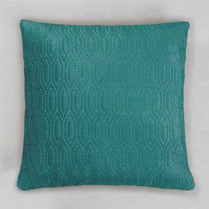 Jaal Embroidered Cushion Cover - Sky Blue