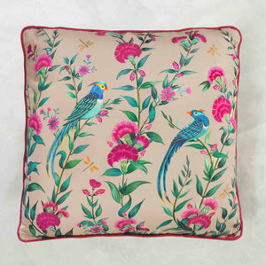 Songbird Cushion Cover - Beige