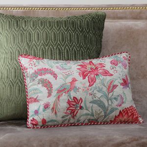 Wild Flower Cushion Cover Cream Slim - Main Image